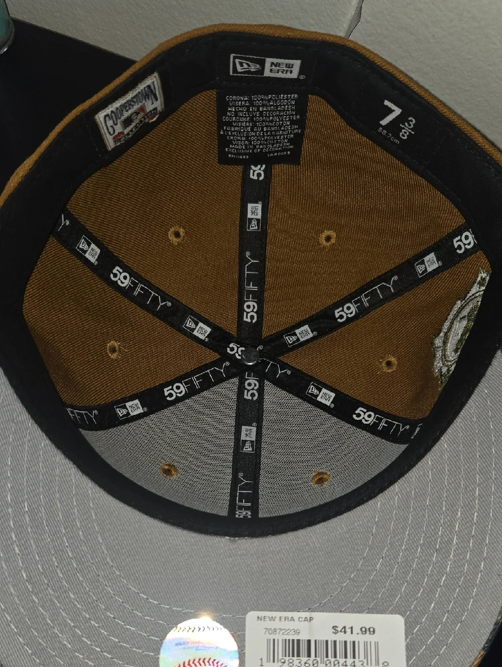 Hat Club Texas Rangers Heritage Logo Patch New Era 59Fifty Fitted Hat 7 3/8 - Picture 6 of 6